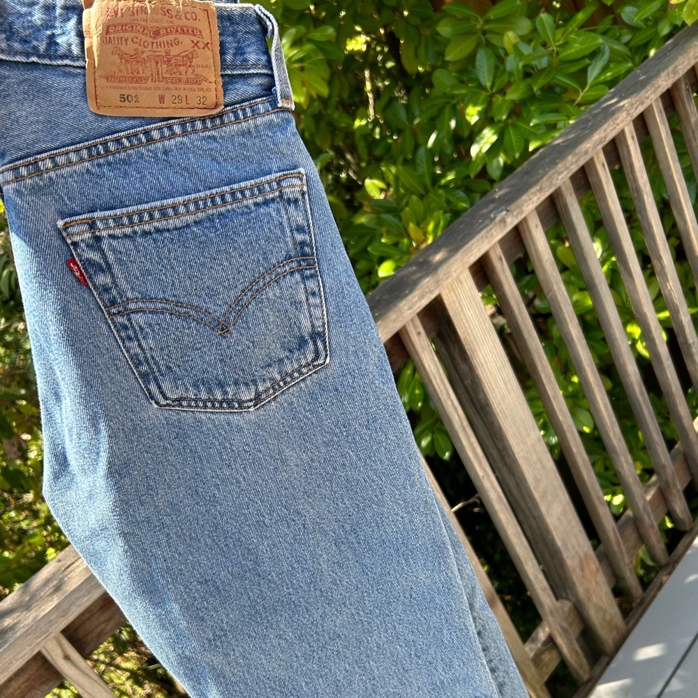 Levi's Blue Straight Leg Jeans
